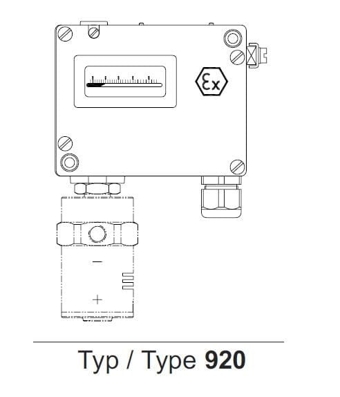 Presostat Różnicowy EXPD16