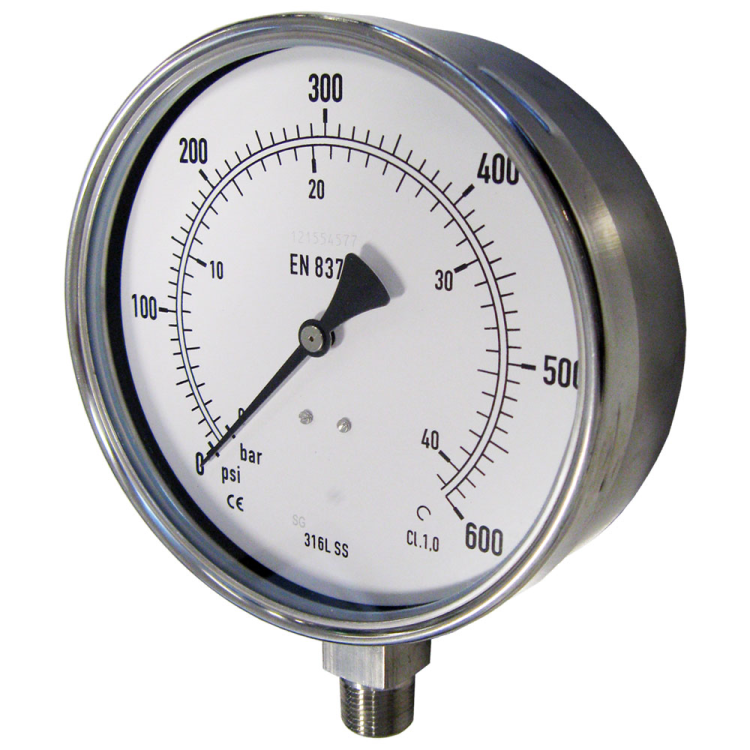 Manometry z Rurką Bourdona seria PBX - zdjęcie poglądowe
