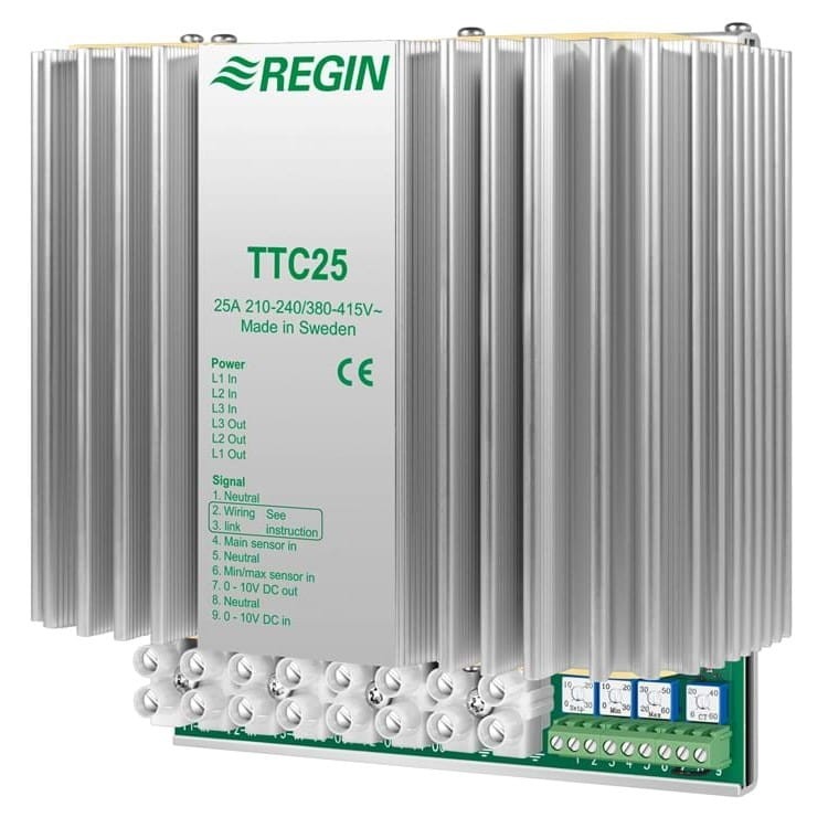 Triakowy Regulator Mocy Nagrzewnicy Elektrycznej TTC25 Regin