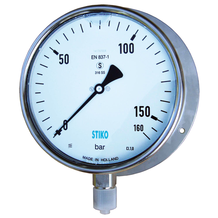 Manometr z Rurką Bourdona seria PBX - zdjęcie poglądowe