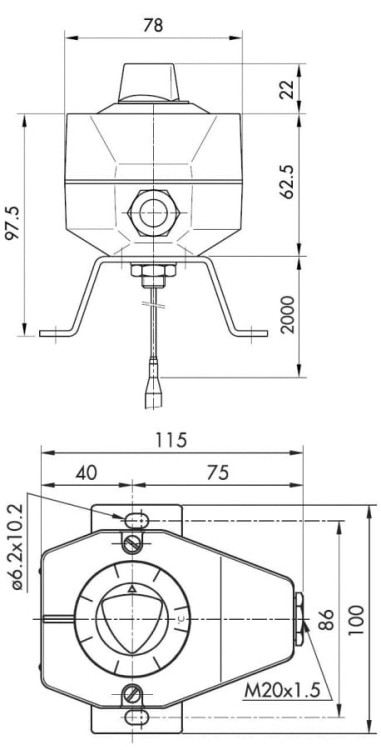 Termostat Industat IS230SR