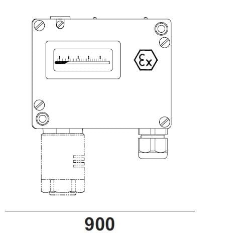 Presostat Mieszkowy seria EX P