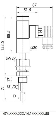 Termostat Picotherm ISPT9515