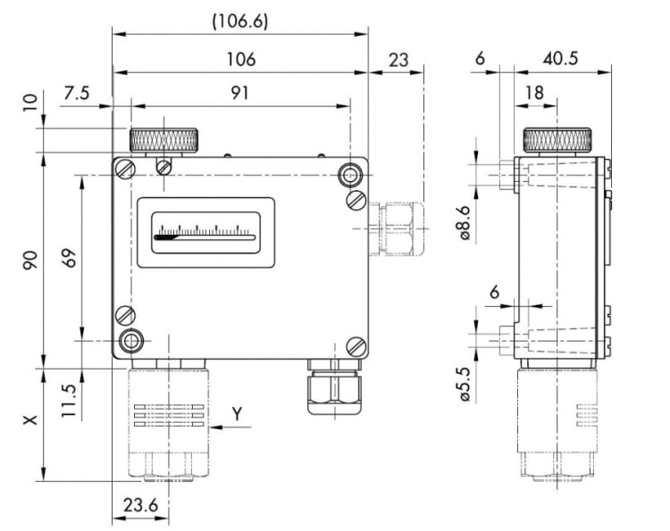 Presostat Mieszkowy seria EX P