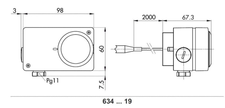 Termostat Ministat MS95R